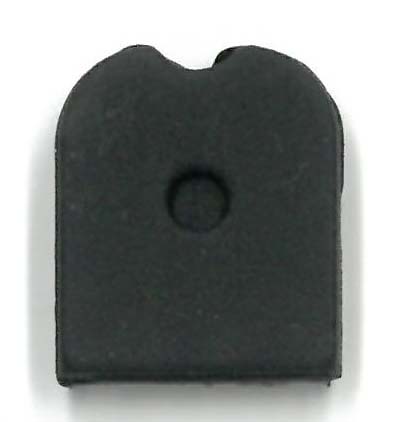 END STOP - 12mm SOFT - BLACK